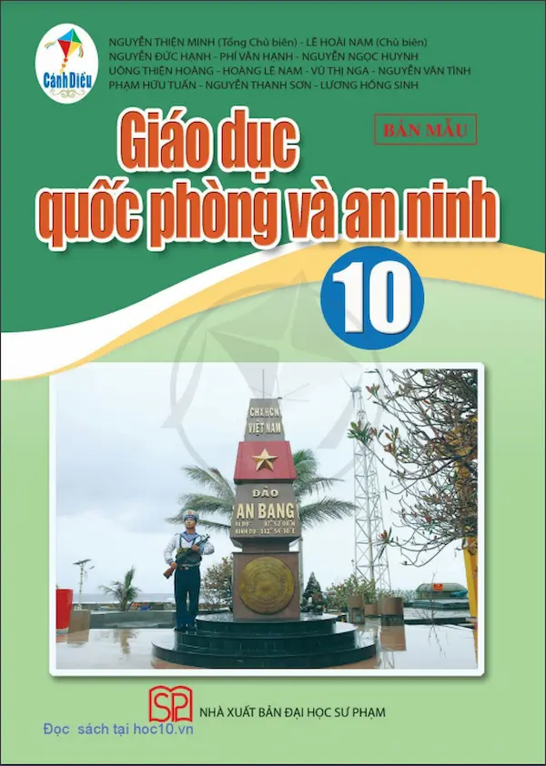 Giáo Dục Quốc Phòng Và An Ninh 10 – Cánh Diều