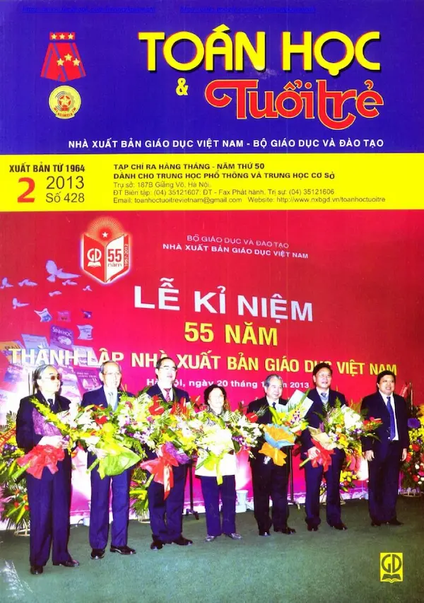 Tạp chí Toán Học và Tuổi trẻ số 428 tháng 2 năm 2013